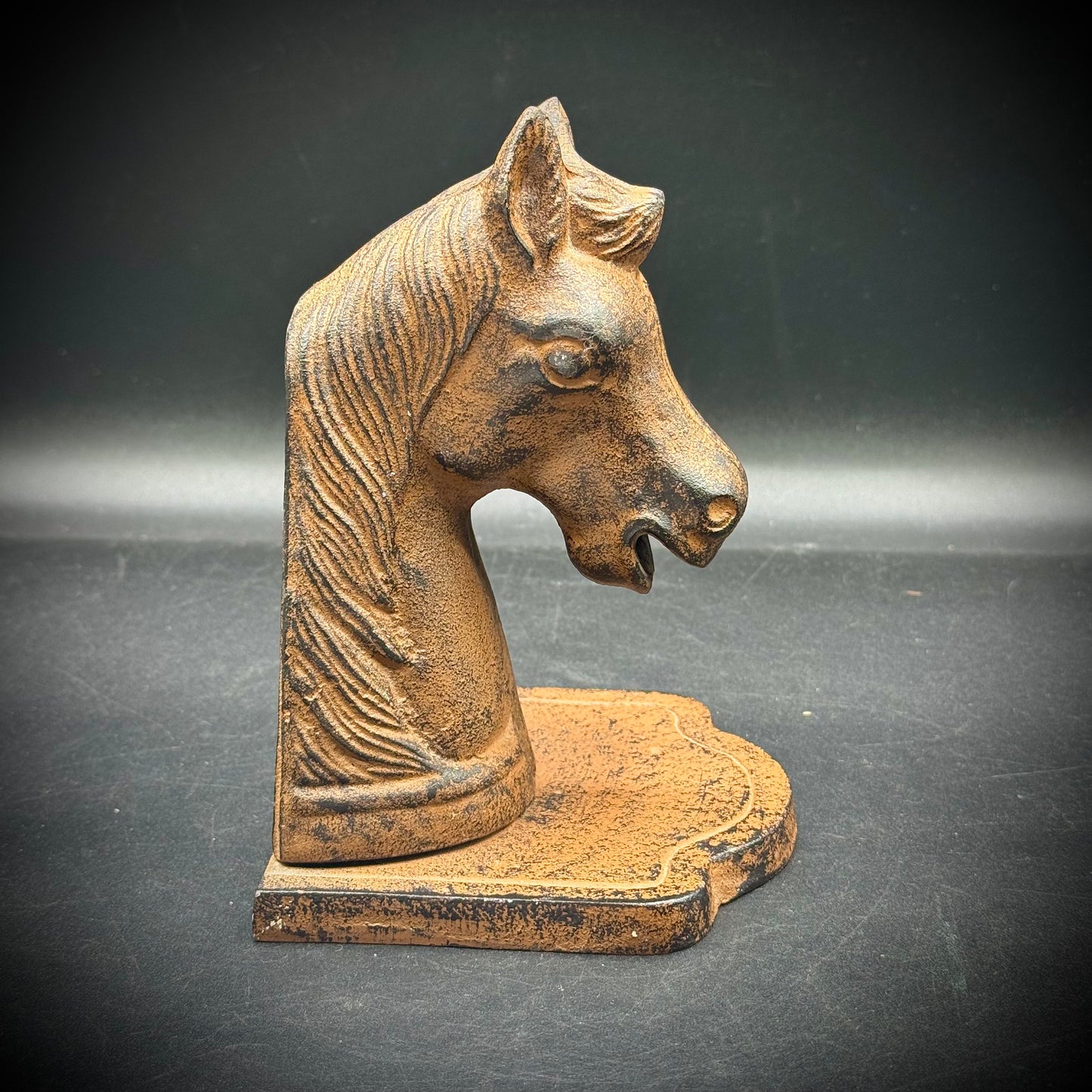 Cast Iron Horse Single Bookend