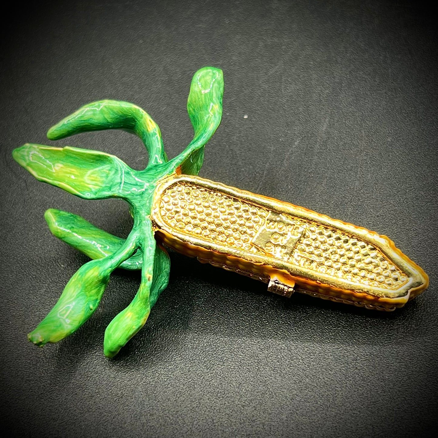 Objet d'Art by Work of Art "Corn" Trinket Box