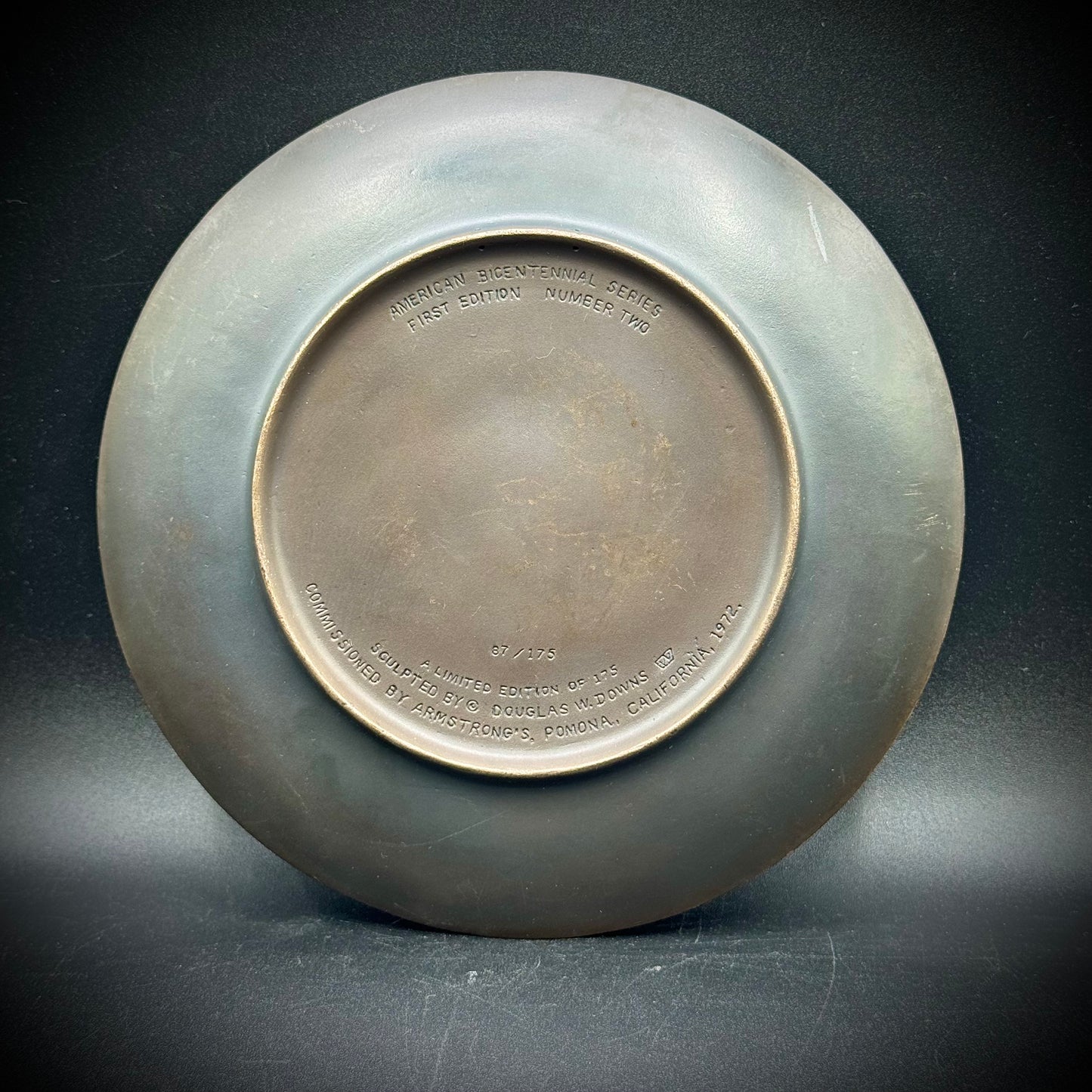 RARE Numbered 1972 Gaspee Affair Heavy Bronze Plate