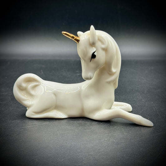 Vinage Enesco Porcelain Unicorn Figurine