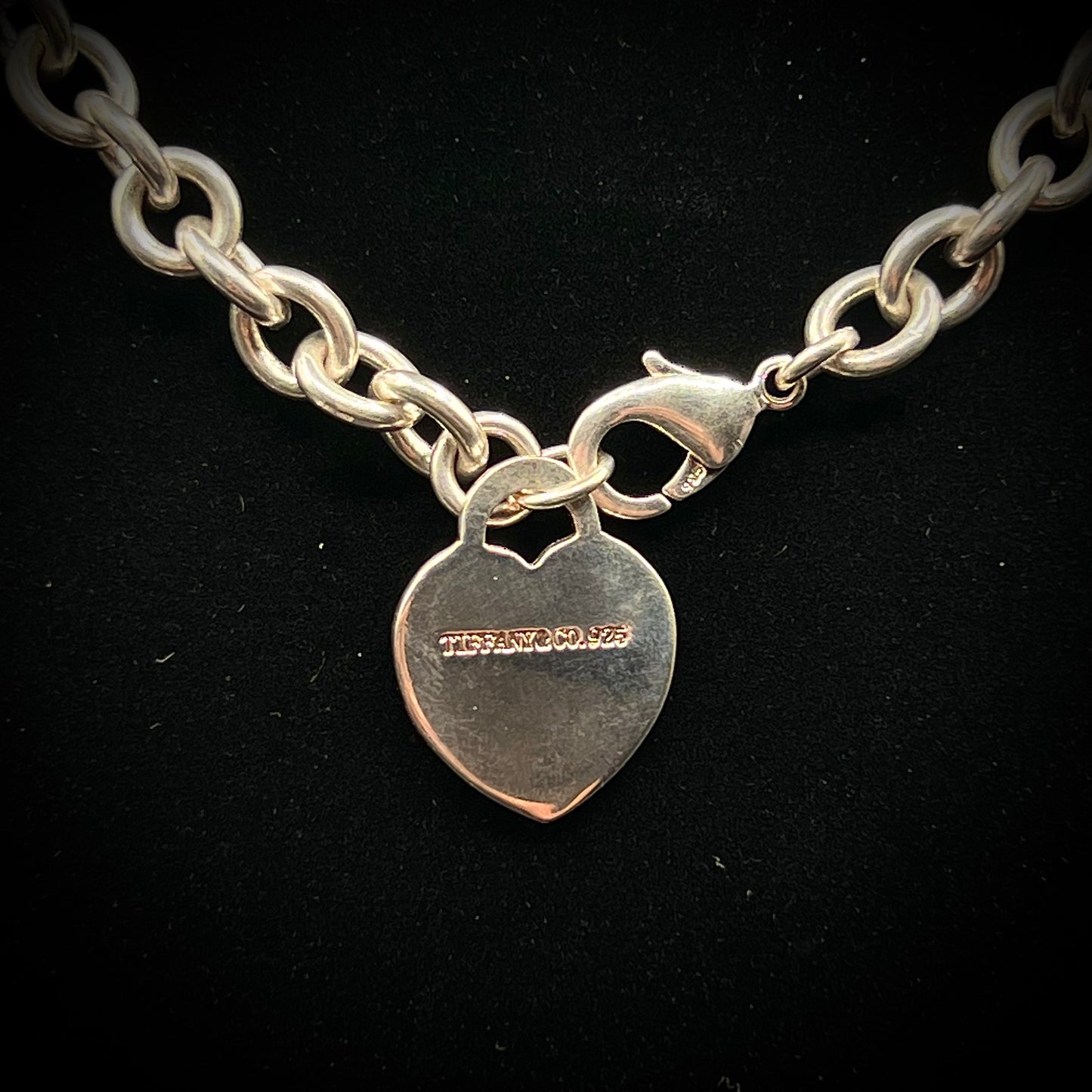 Tiffany & Co. .925 Sterling Silver Heart Necklace