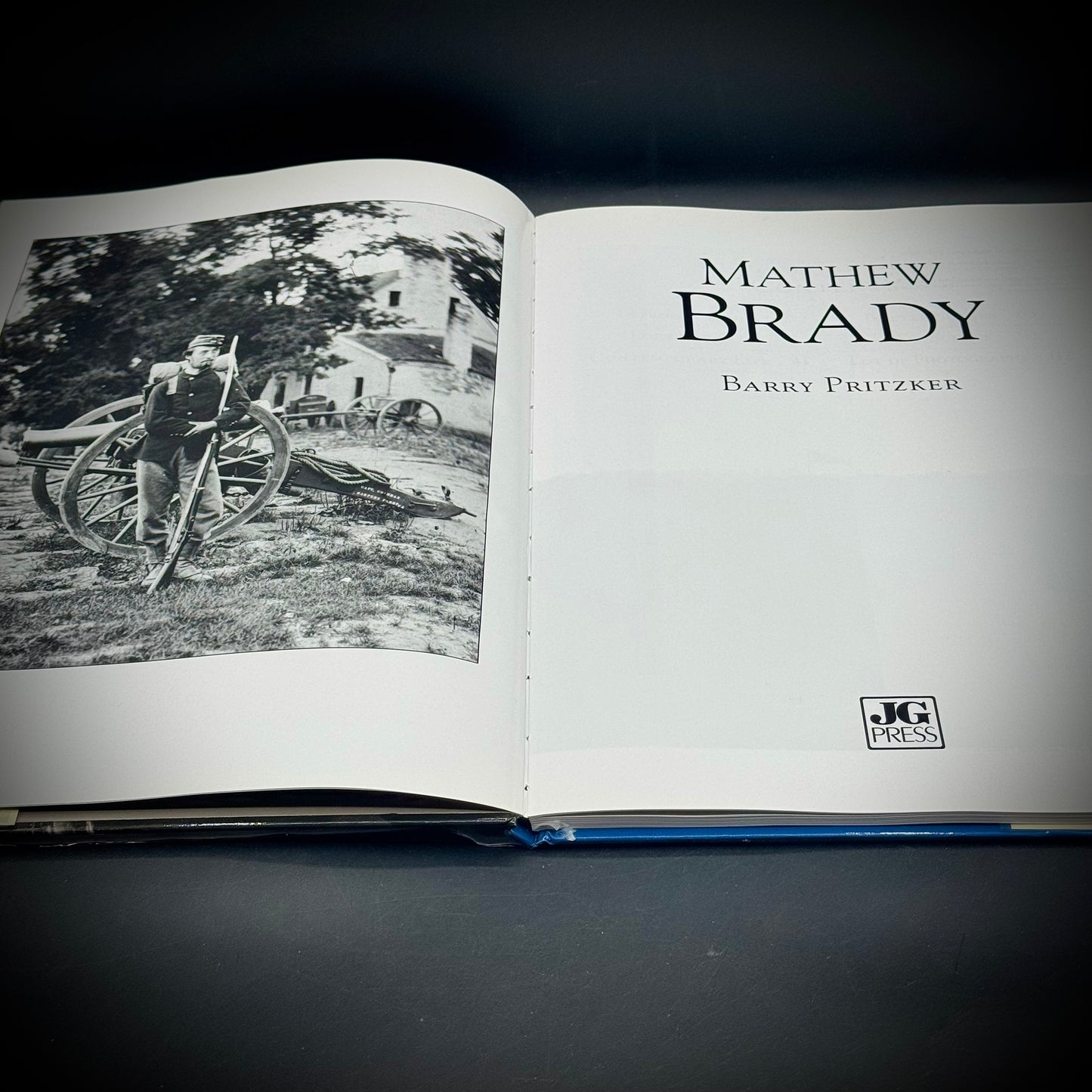 Large Matthew Brady Civil War Photography Book