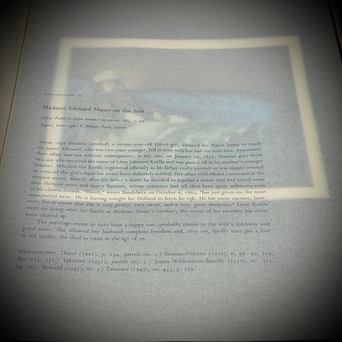RARE Vintage 1959 Large Édouard Manet Fine Art Book