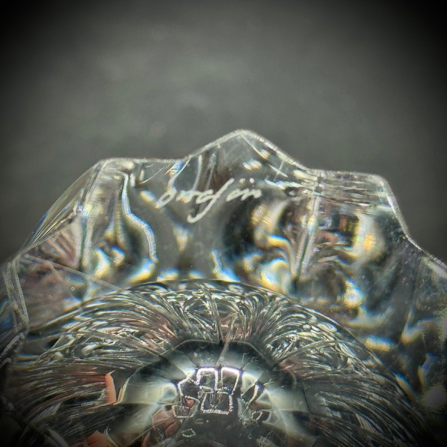 Beautiful Orrefors Sweden Crystal Tulip Vase