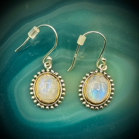 Opal & Sterling Earrings