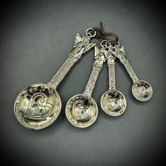 Brighton Heart & Angel Motif Measuring Spoon Set