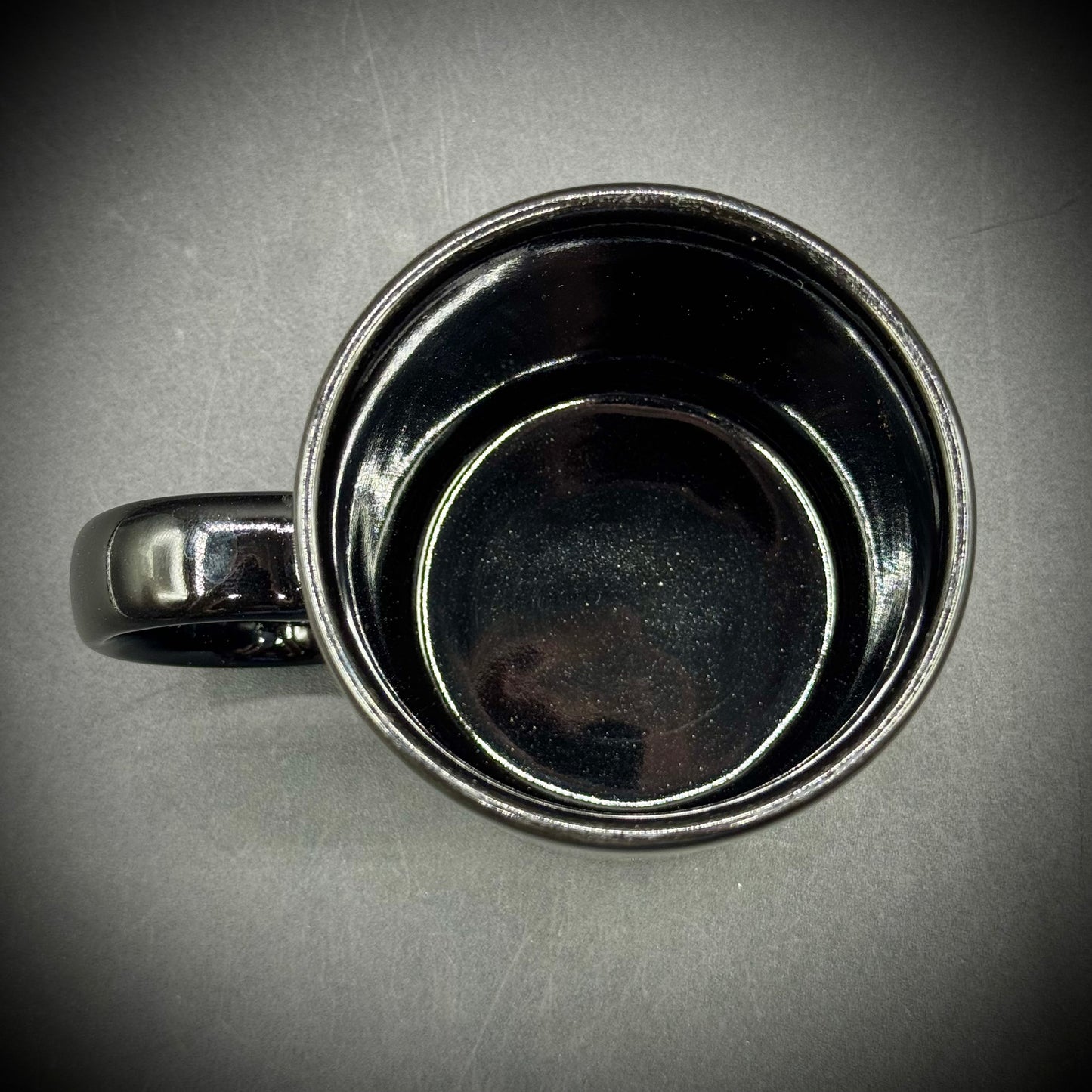 RARE Vintage Sands Las Vegas Black and Gold Coffee Mug