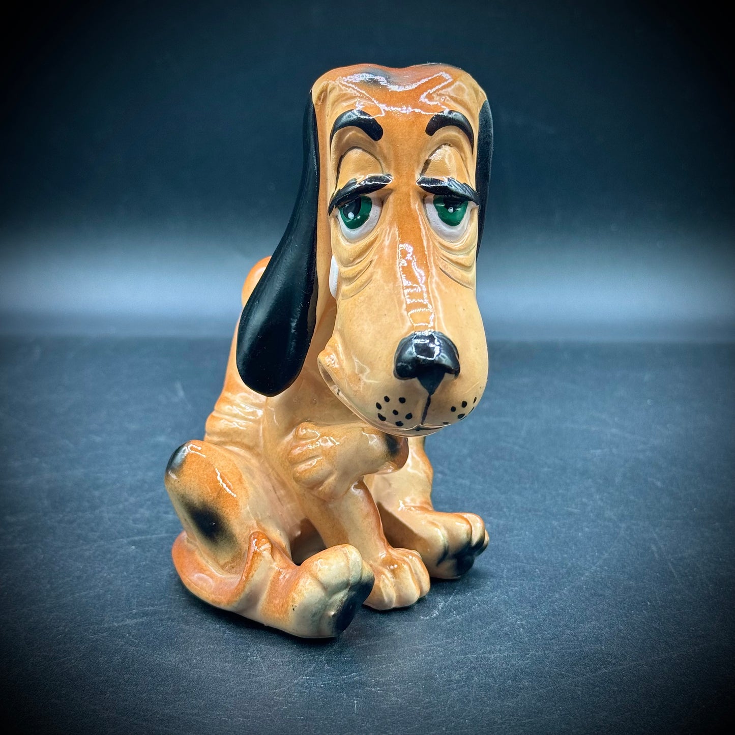 Vintage Ceramic Basset Hound Made in Japan