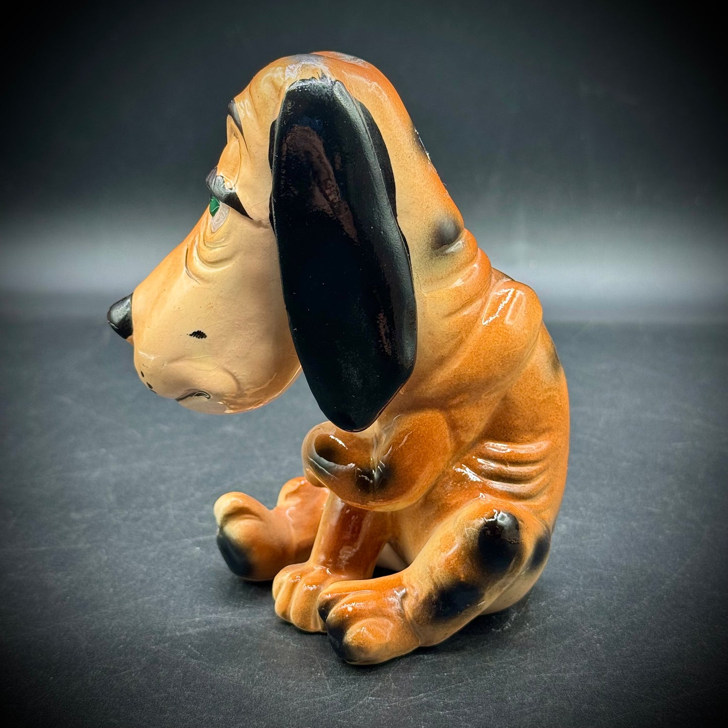 Vintage Ceramic Basset Hound Made in Japan