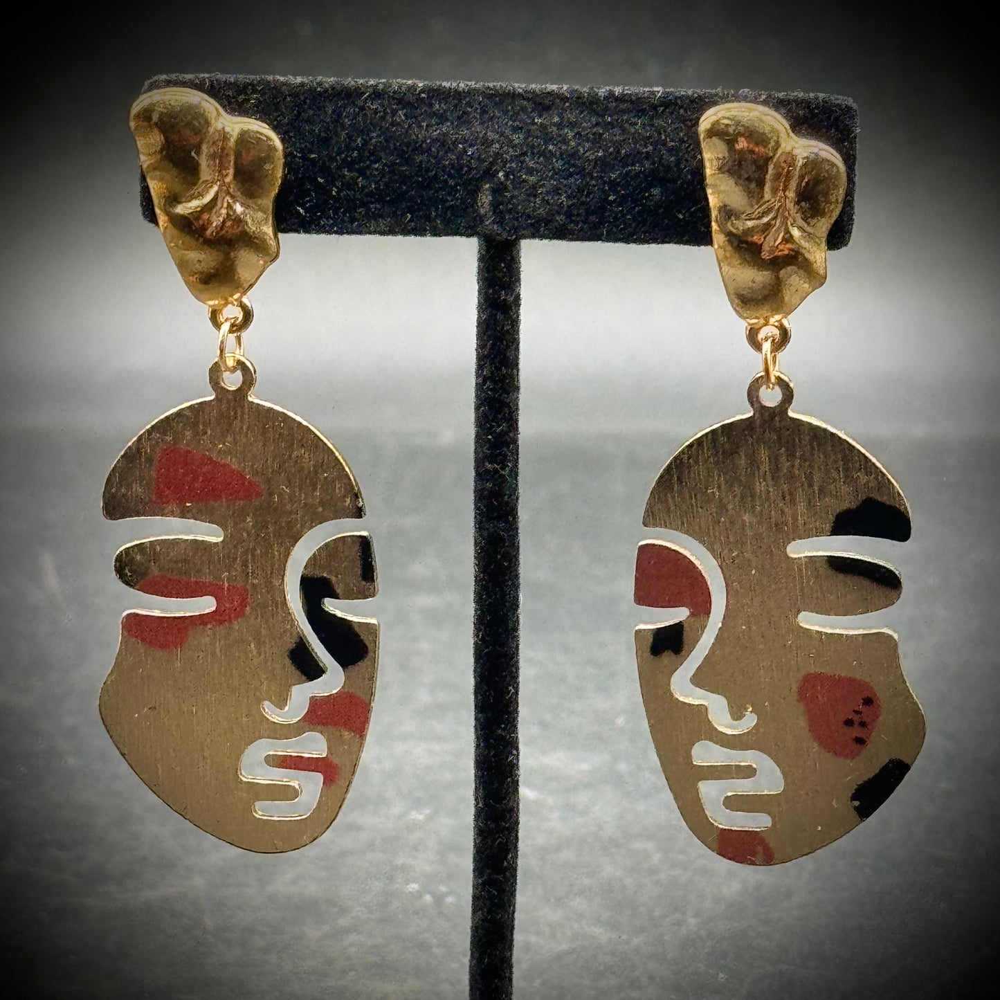 Picasso-Style Dangle Earrings