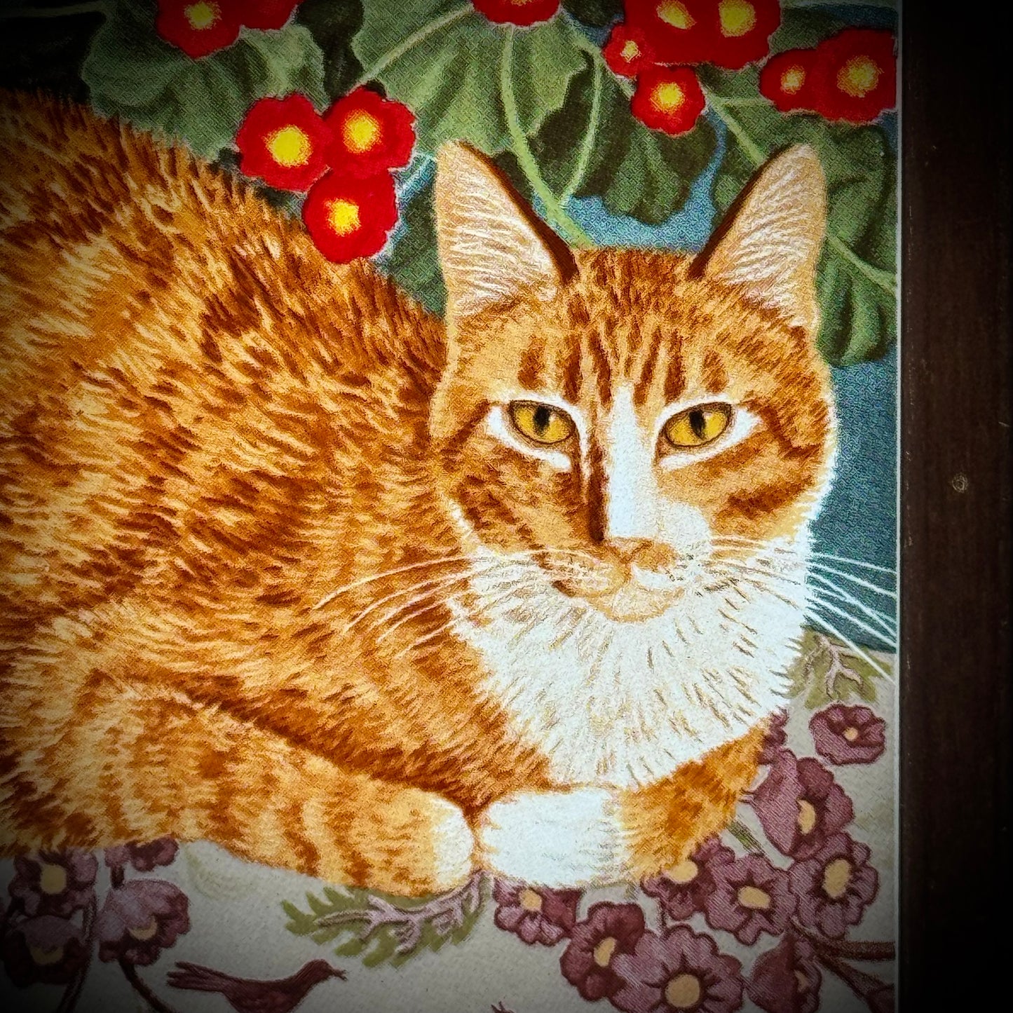 Vintage Tile Trivet with Cat Design by Orient for Avon