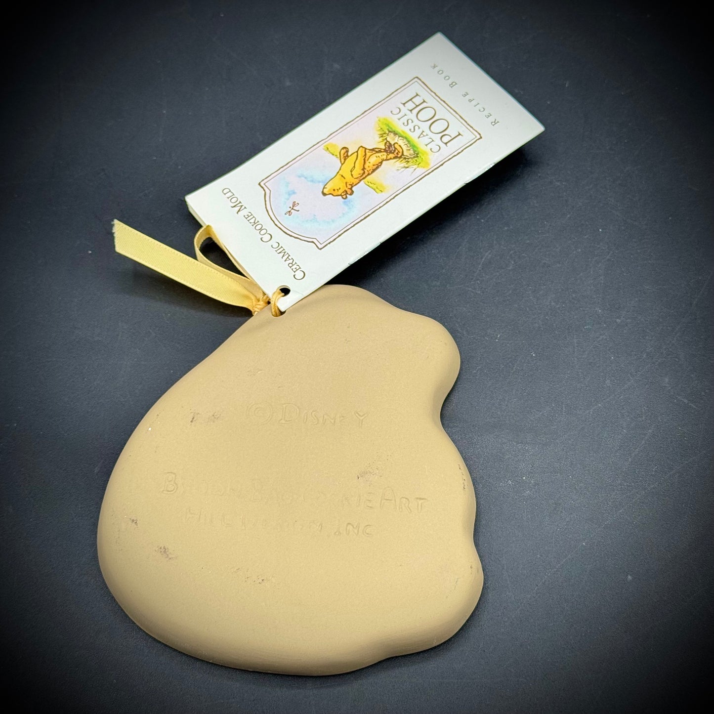 Vintage New Disney Pooh Brown Bag Cookie Press with Original Recipe Book