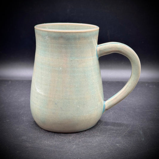Hand Thrown Turtlerok Sea Foam Green Large Coffee Mug #1