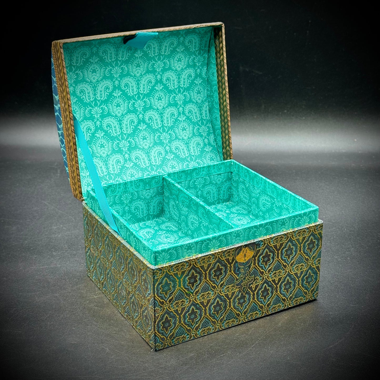 Punch Studio Peacock Motif Music Box - Plays Fur Elise