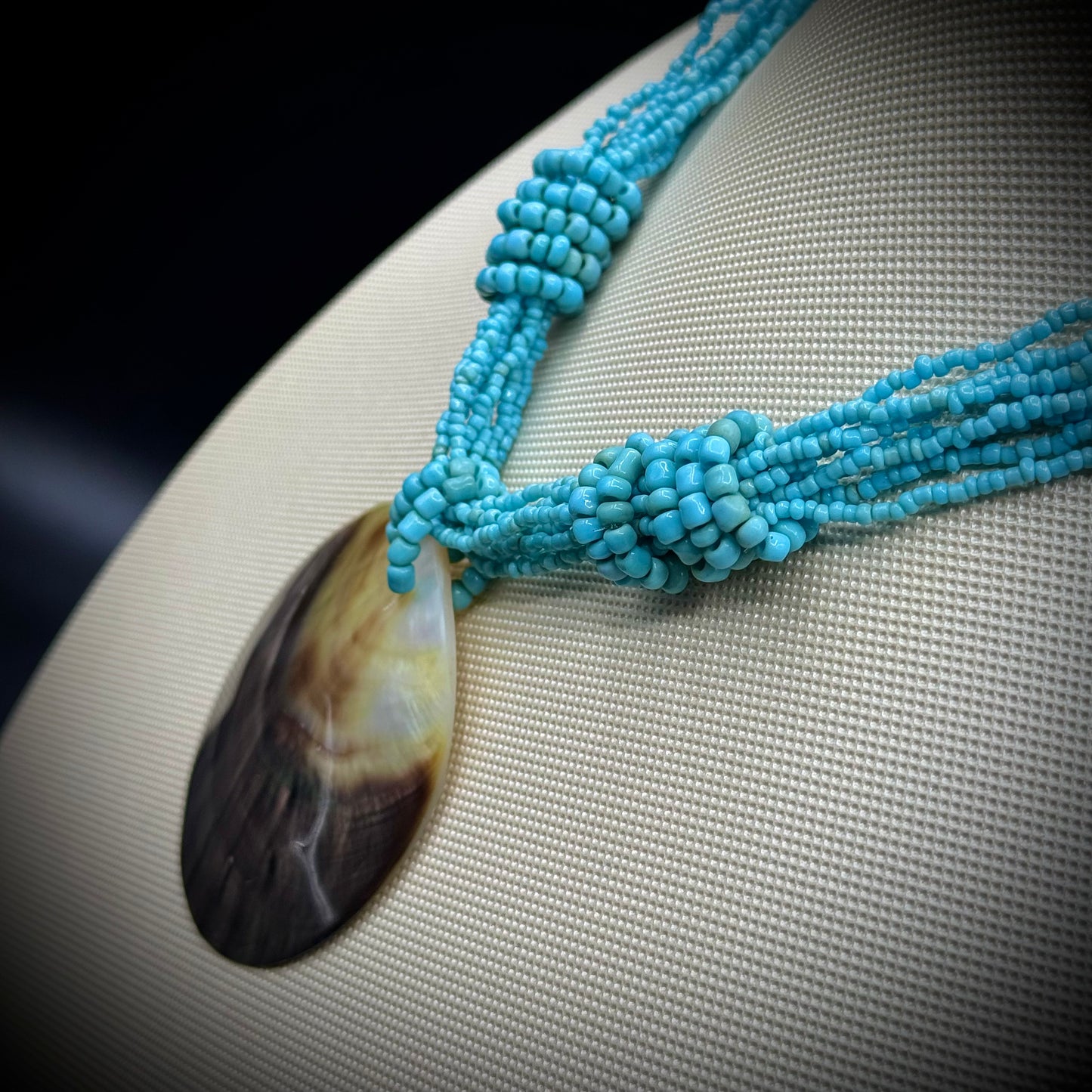 Hand Crafted Abalone & Bead Necklace