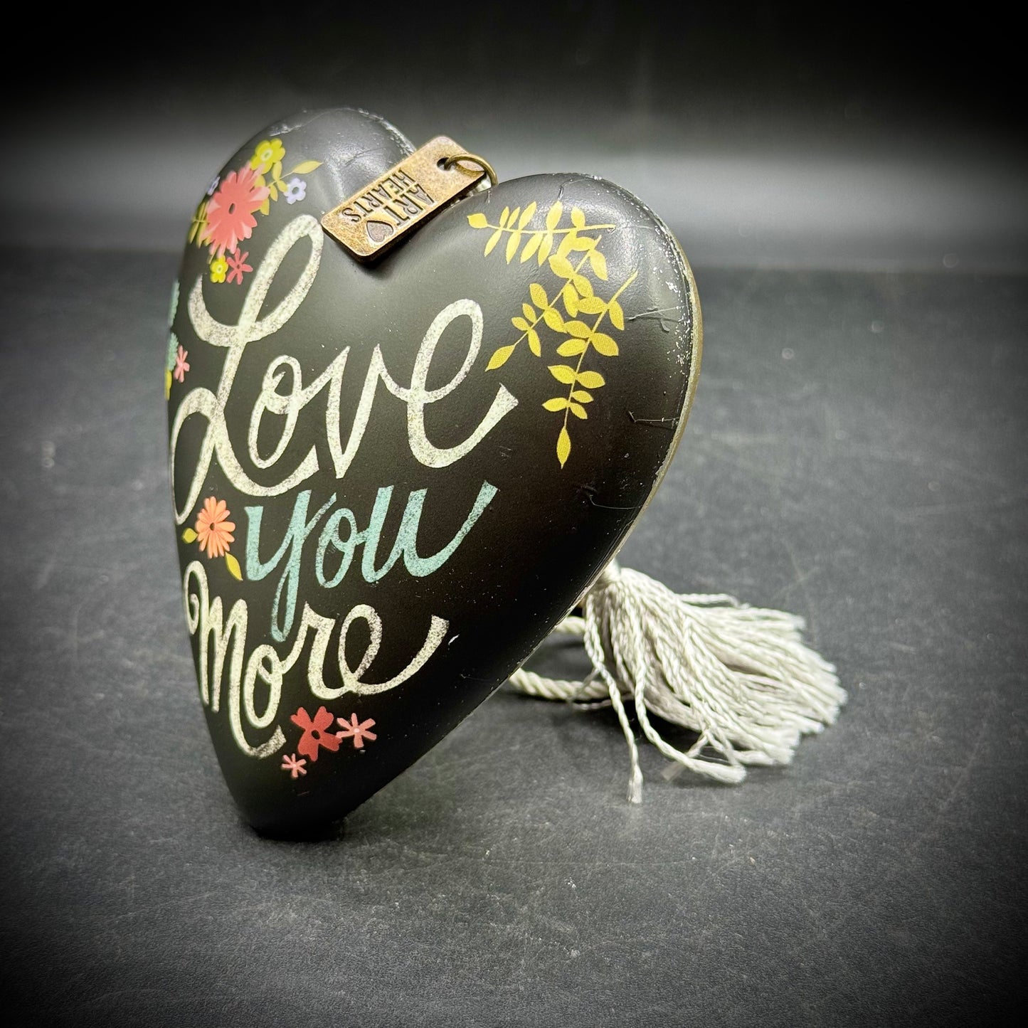 Silvestri Art Heart Standing Display "Love You More"