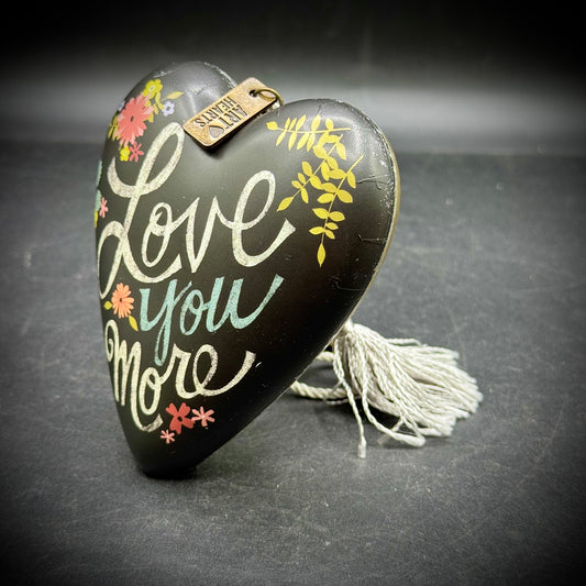 Silvestri Art Heart Standing Display "Love You More"