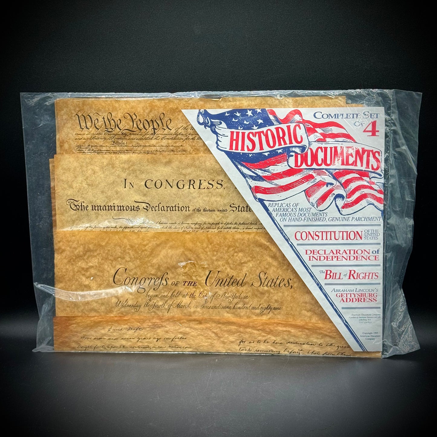 New and Sealed US Historic Documents Collection