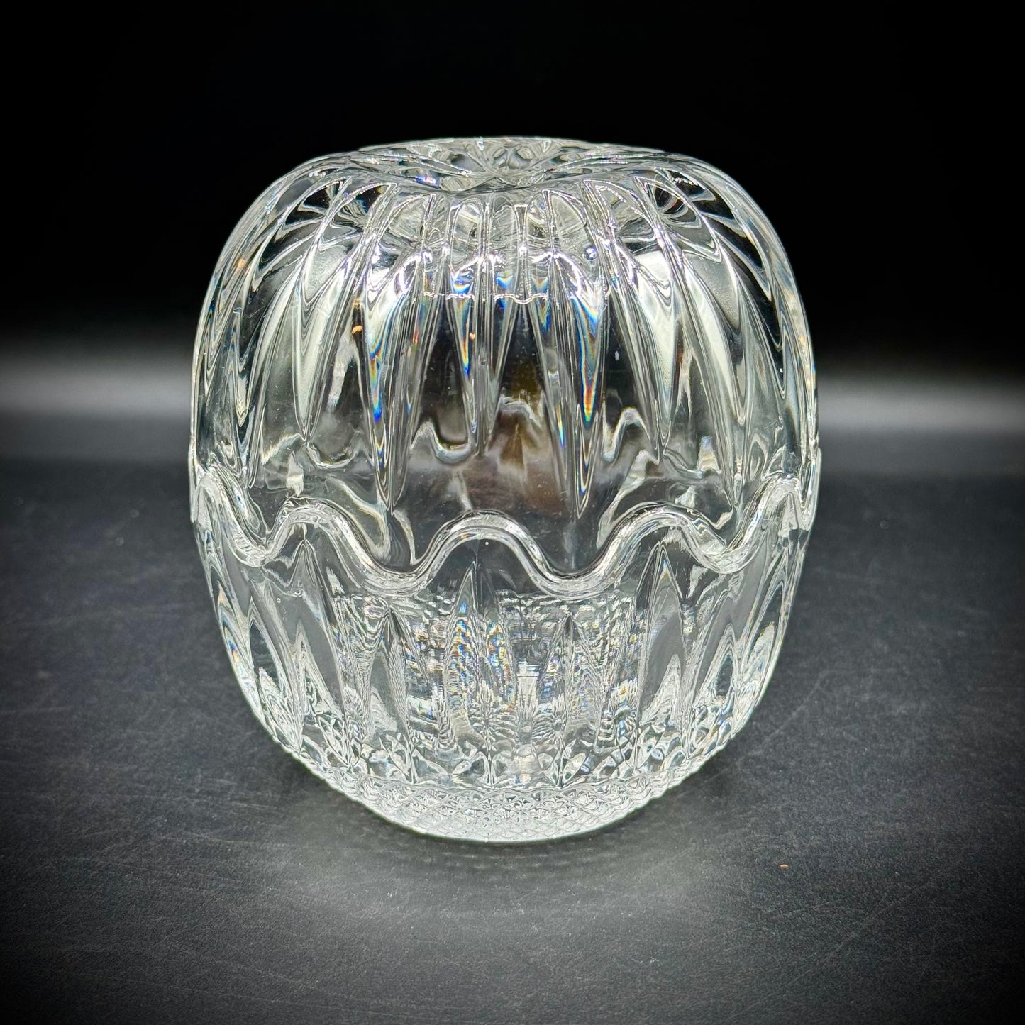 Vintage Zajeca Yugoslavia Crystal Lidded Box
