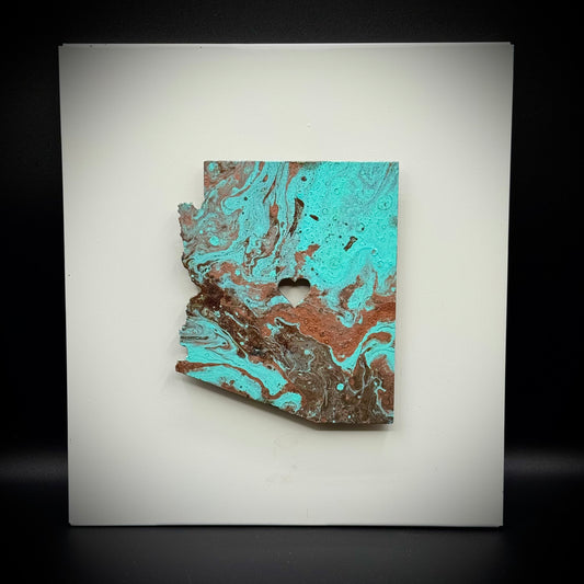Hand Crafted Arizona Wall Art by Saw & Steel