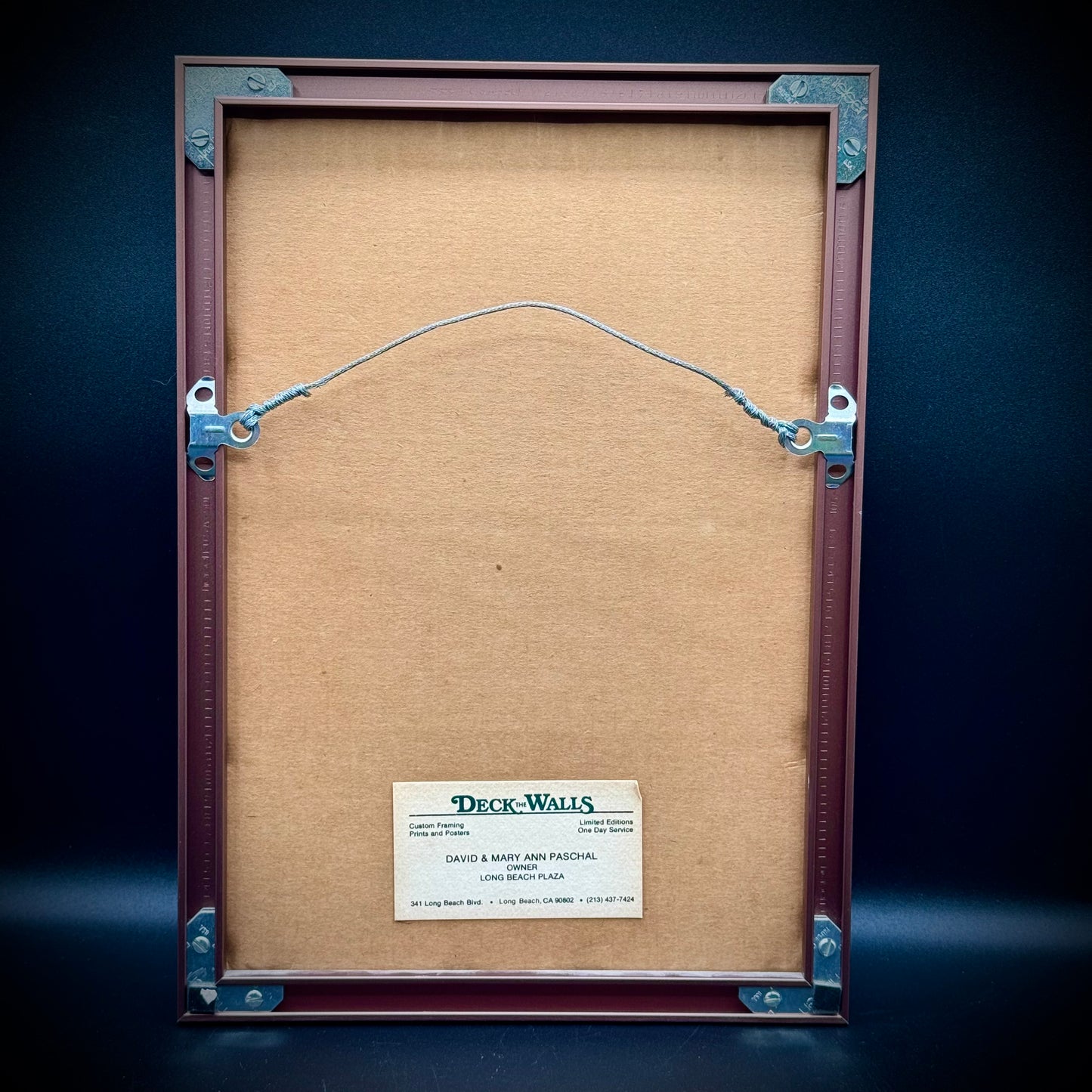 Antique 19th Century Hand Tinted Lithograph "New York Masonic Hall" Professionally Framed