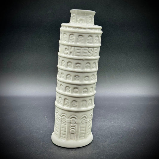 Whimsical Leaning Tower of Pisa Cheese Shaker