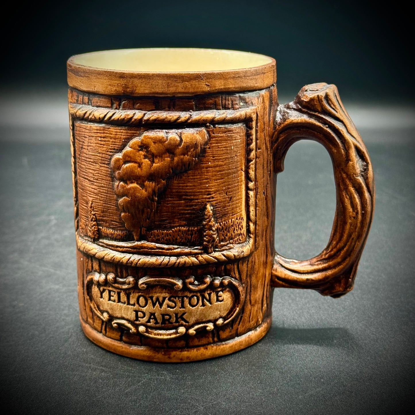 Vintage Treasure Craft USA Yellowstone Park Mug