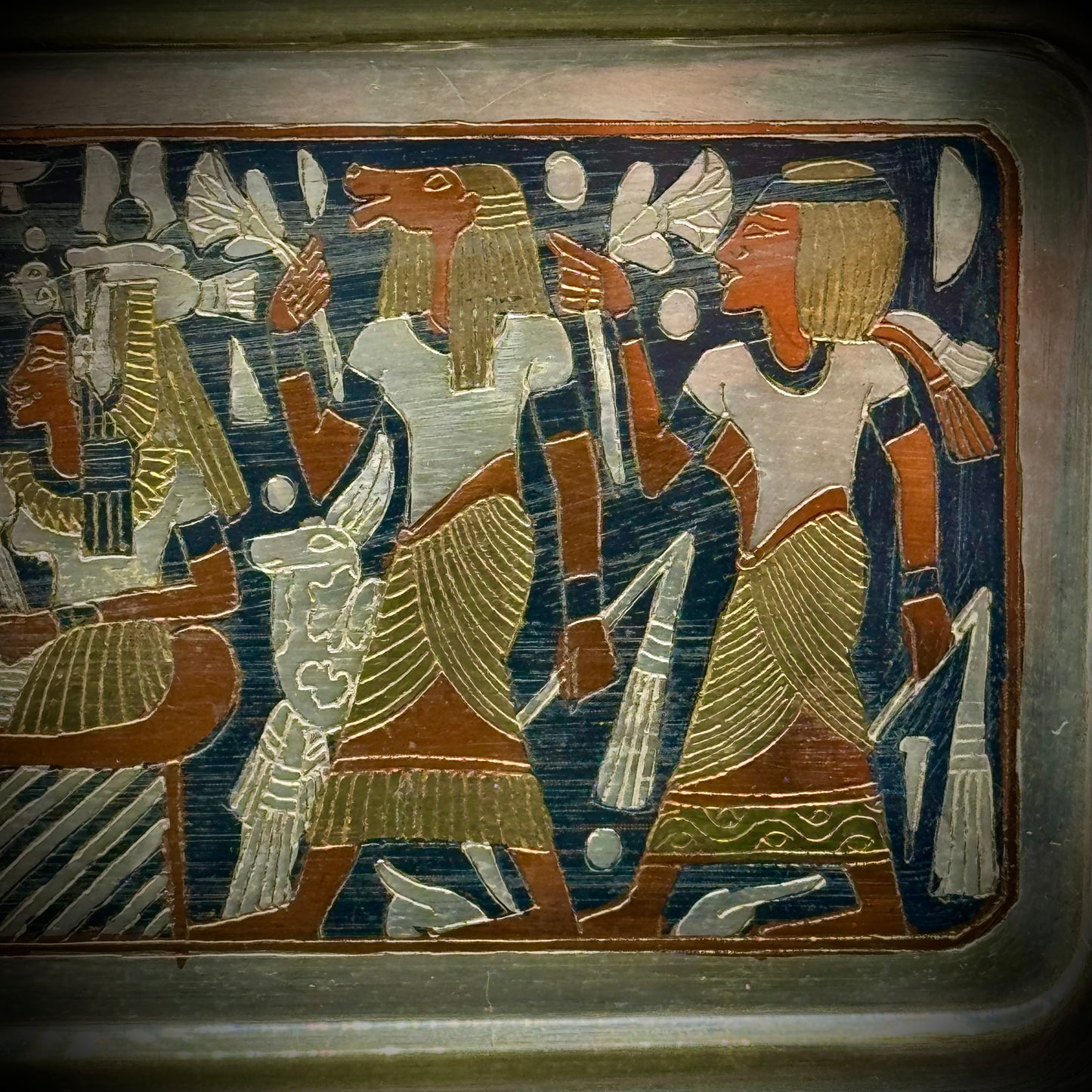 Egyptian Revival Hieroglyph Hanging Tray