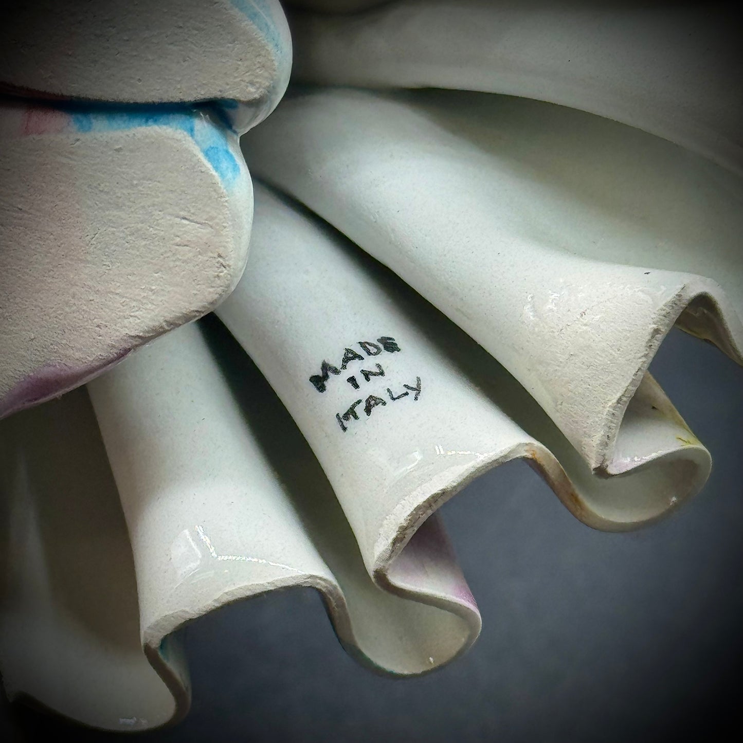 Vintage Gumps San Francisco Jester with Instrument Figurine - Made in Italy