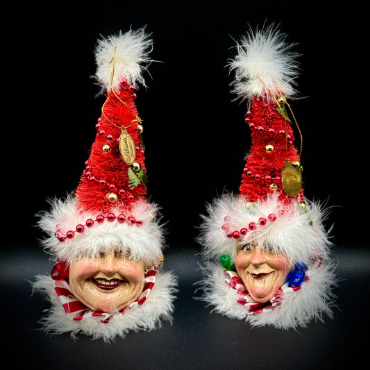 Pair of Katherine's Collection Ornaments by Artist Wayne Kleski