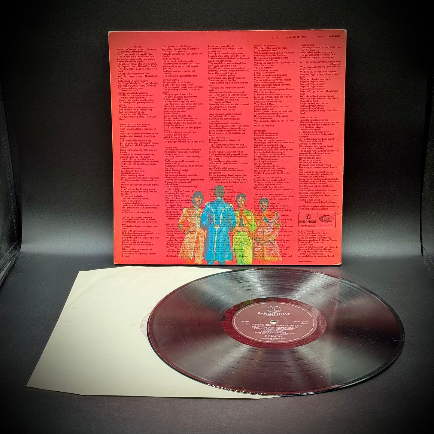 The Beatles "Sgt. Pepper's Lonely Hearts Club Band" Vinyl Record