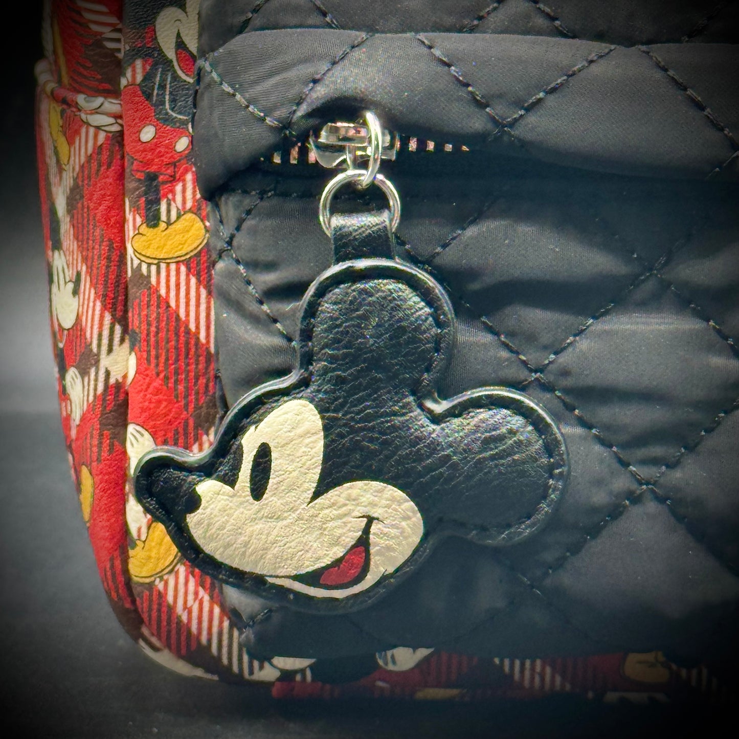 Loungefly Disney Plaid Mickey Mouse Purse/Backpack - New without Tags