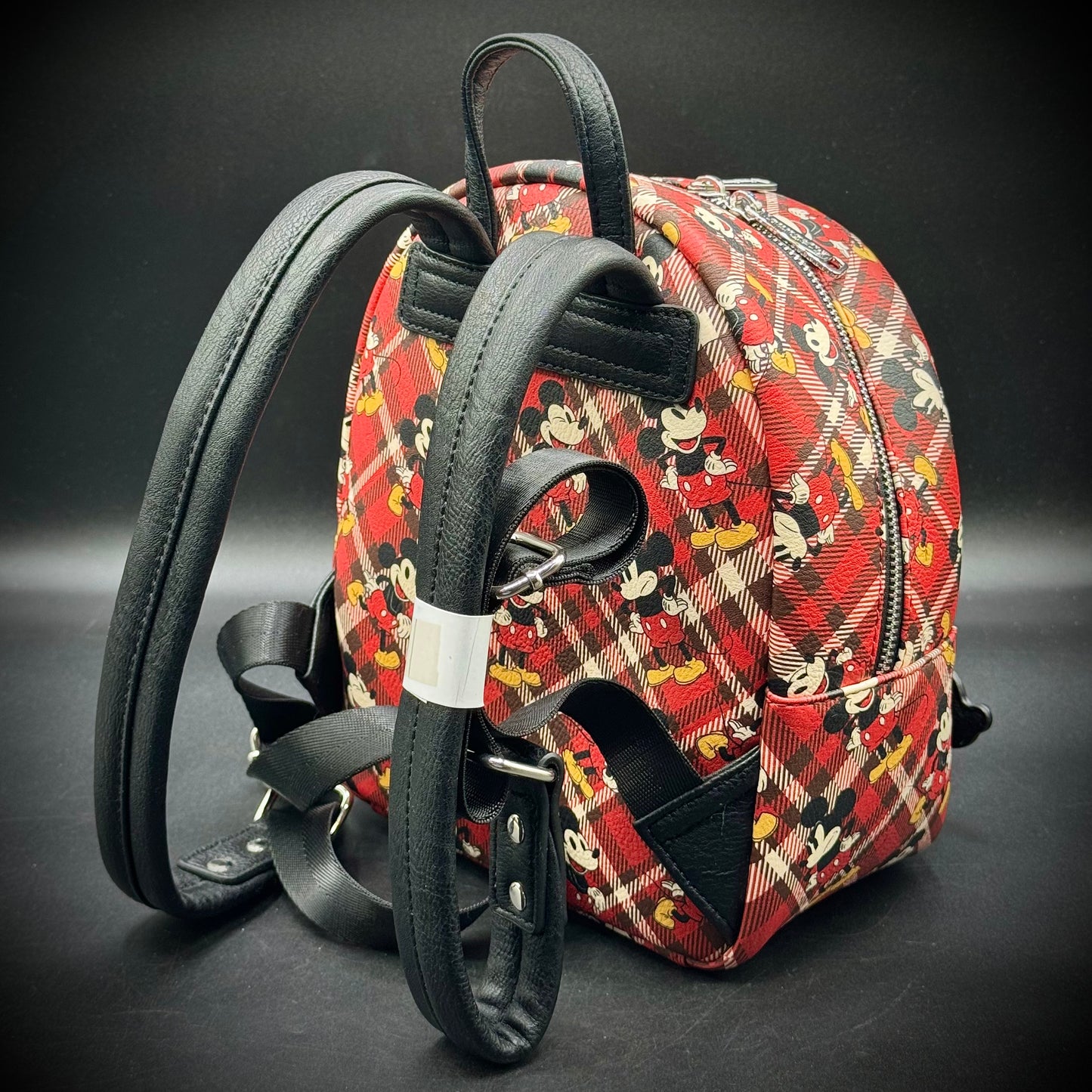 Loungefly Disney Plaid Mickey Mouse Purse/Backpack - New without Tags