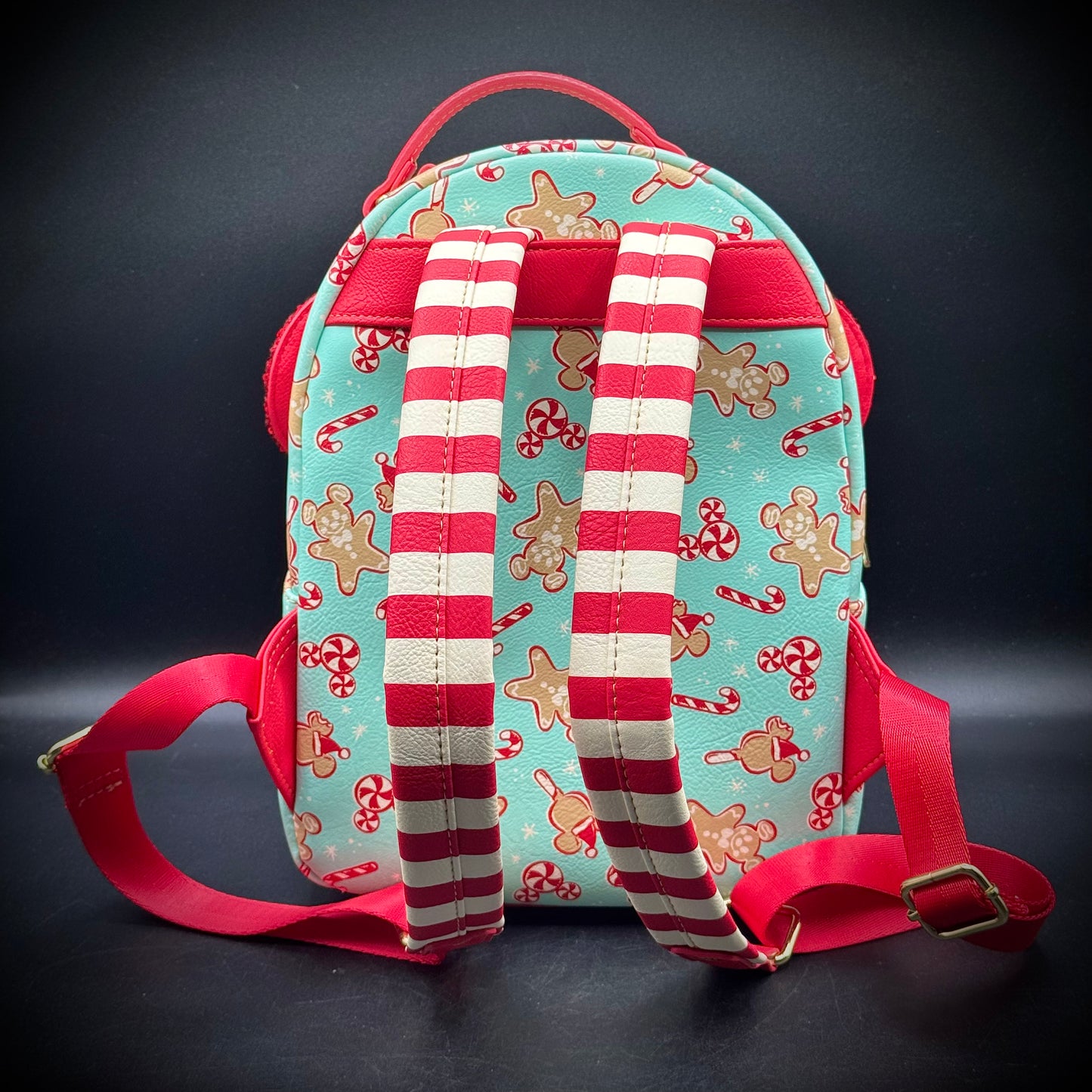 Loungefly Disney Park Exclusive Candy Cane Purse/Backpack - New without Tags