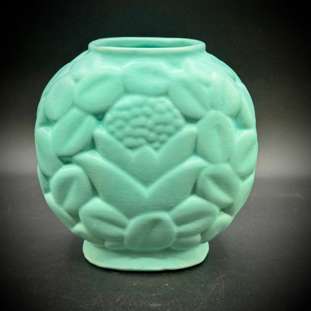 Vintage Sea Foam Blue Vase