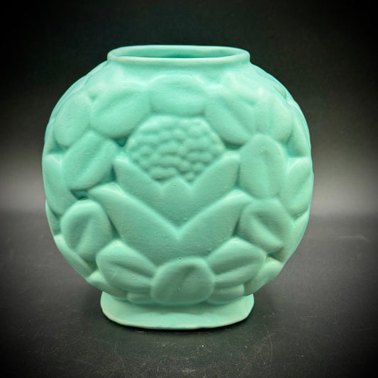 Vintage Sea Foam Blue Vase