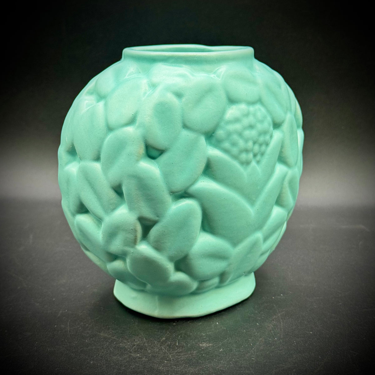 Vintage Sea Foam Blue Vase