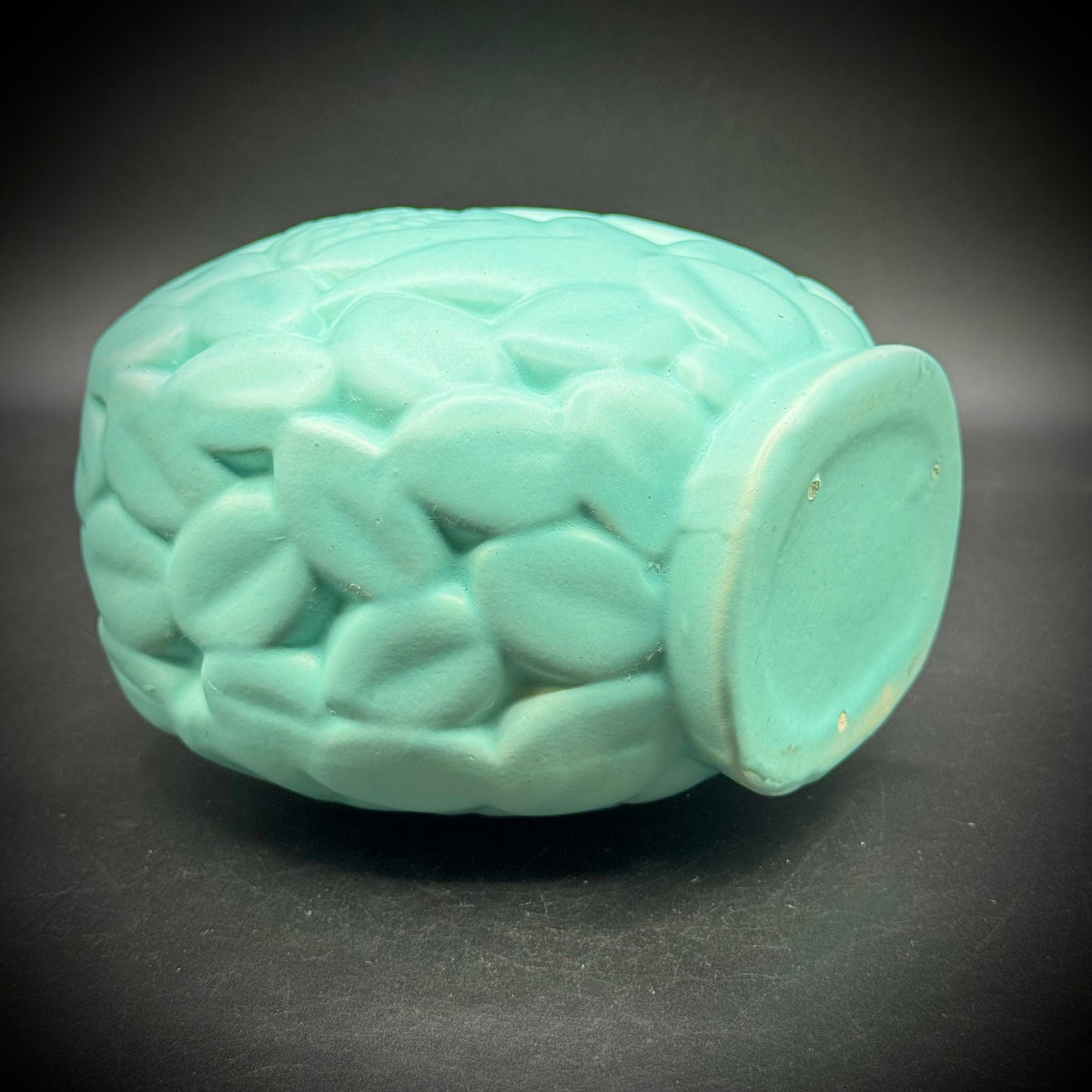 Vintage Sea Foam Blue Vase