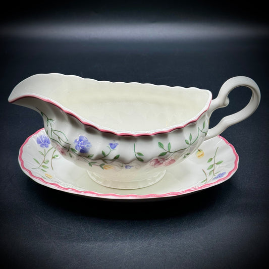 Johnson Brothers England Gravy Boat & Plate