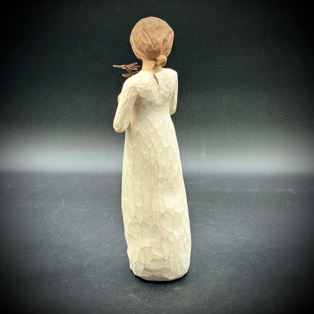 Willow Tree "Grateful" Figurine with Flowers