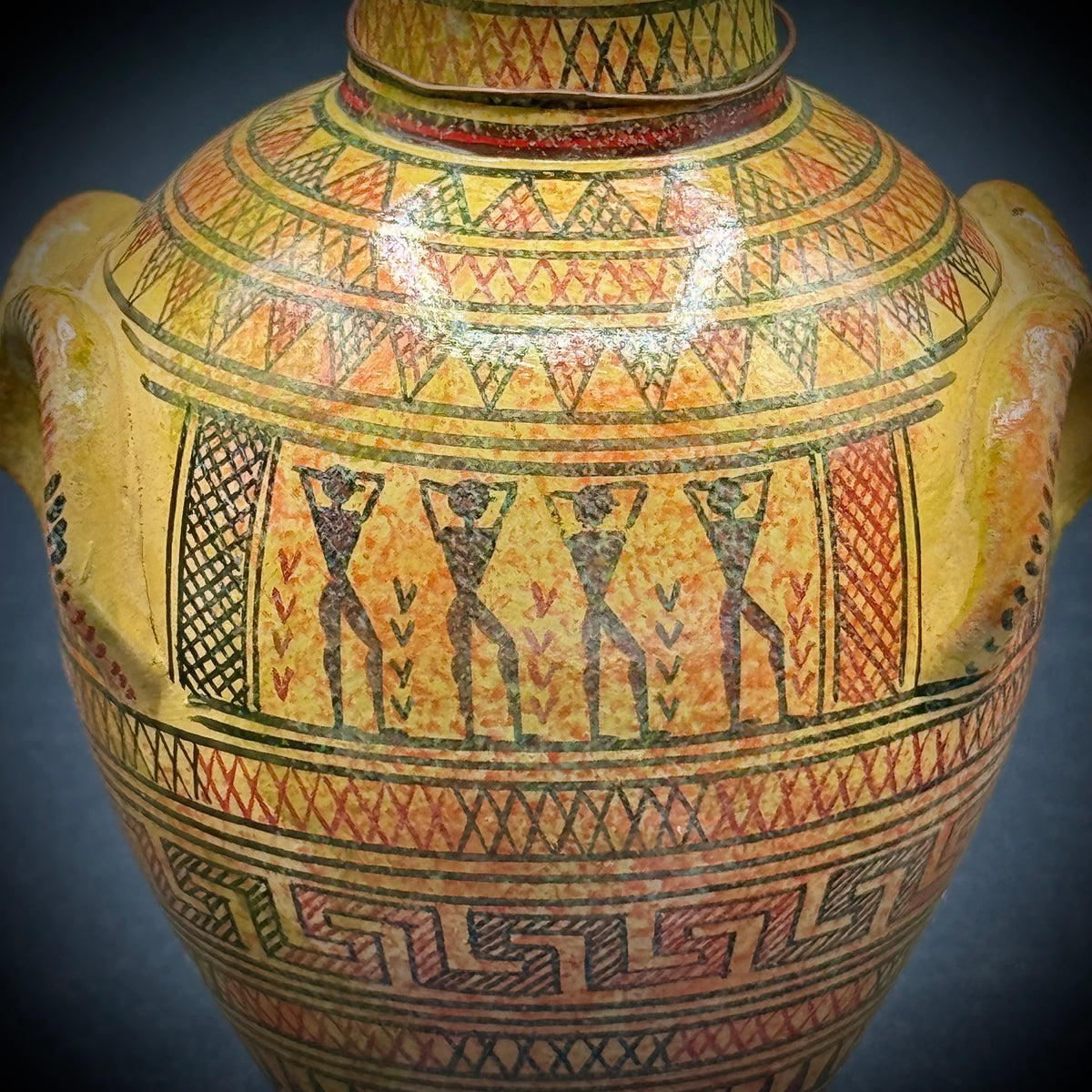 Museum Replica 800BC Hand Painted Greek Vase