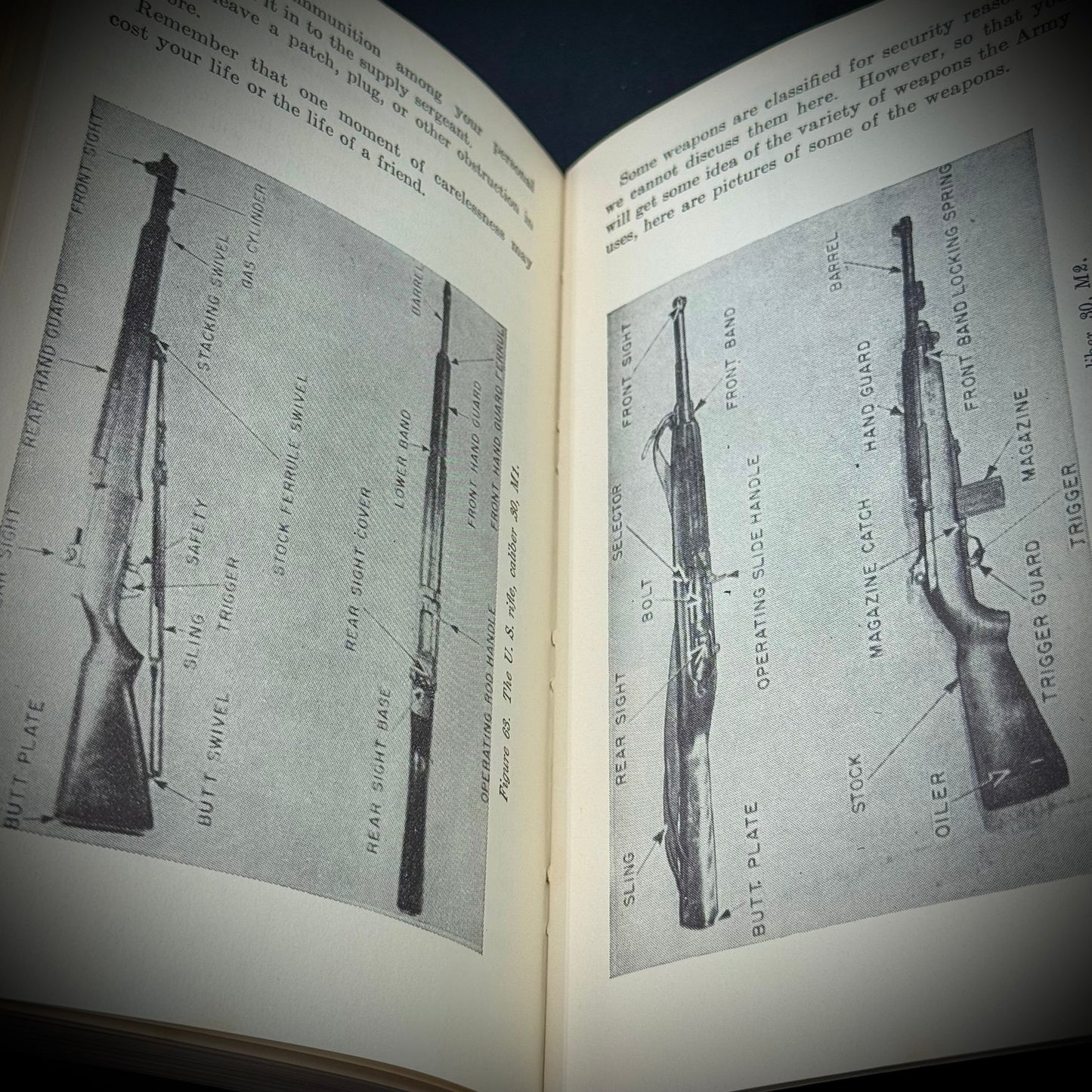 Vintage 1961 US Military Soldier's Handbook with Revision Booklet