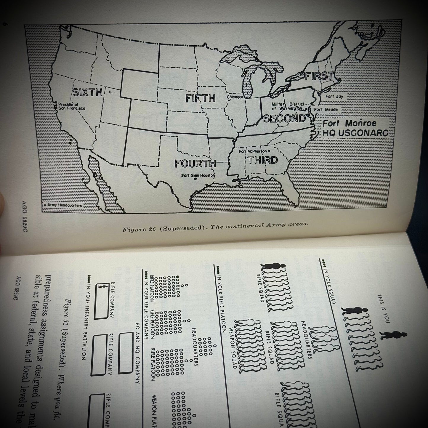 Vintage 1961 US Military Soldier's Handbook with Revision Booklet