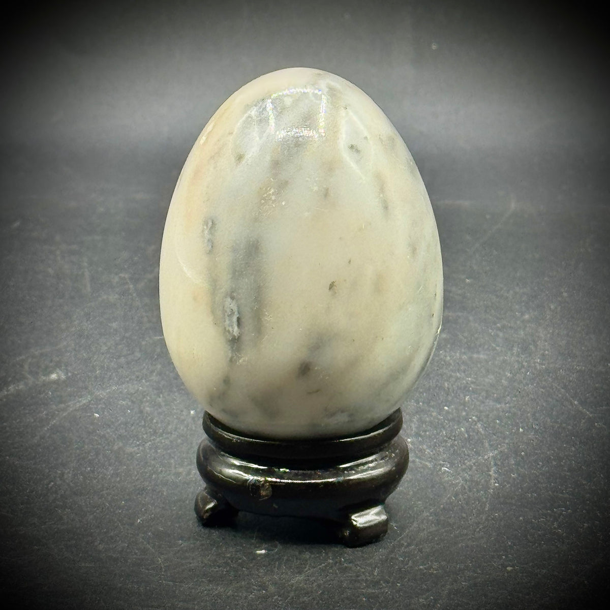 Polished Marble Egg on Base #2