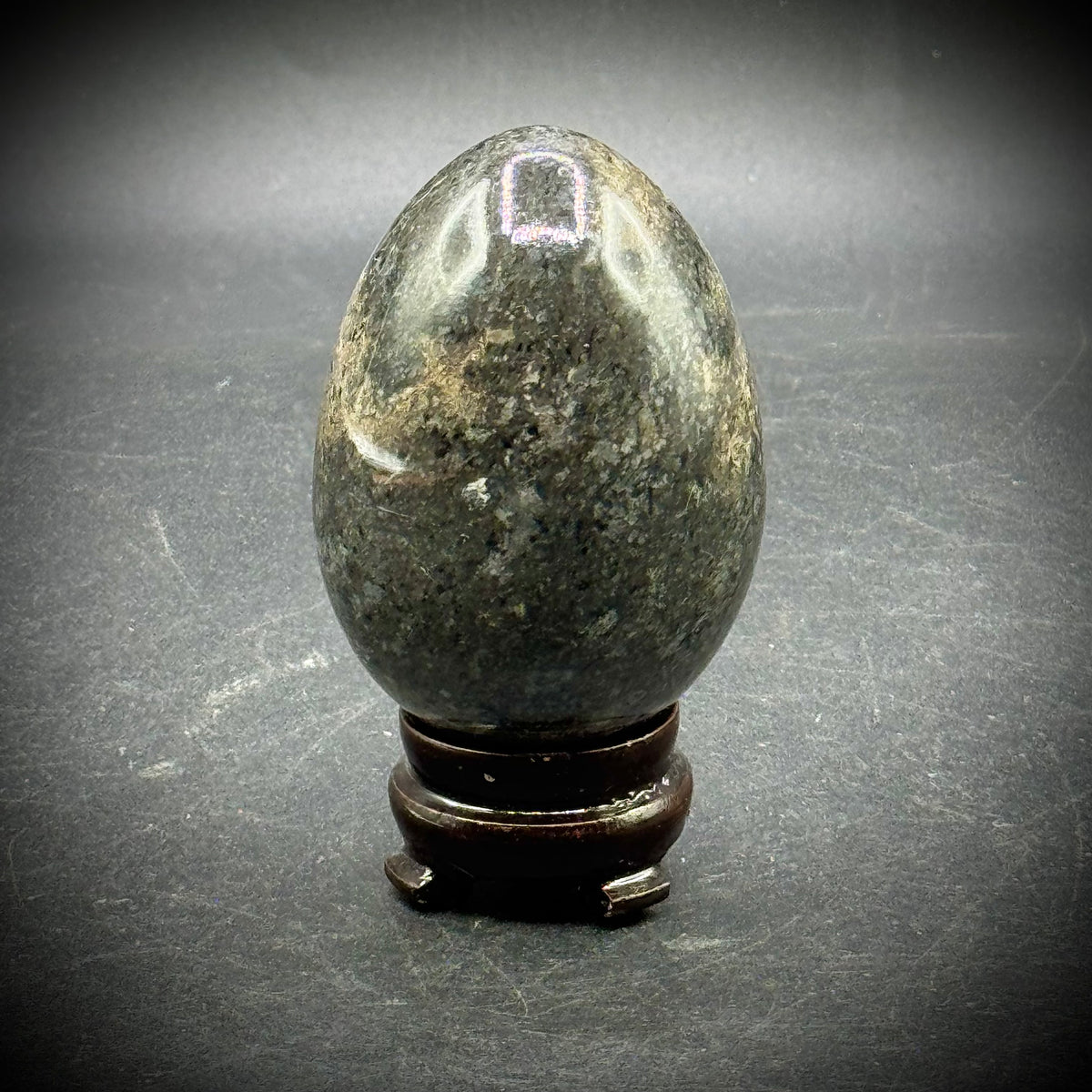 Polished Marble Egg on Base #3