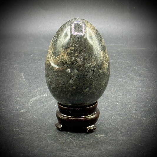 Polished Marble Egg on Base #3