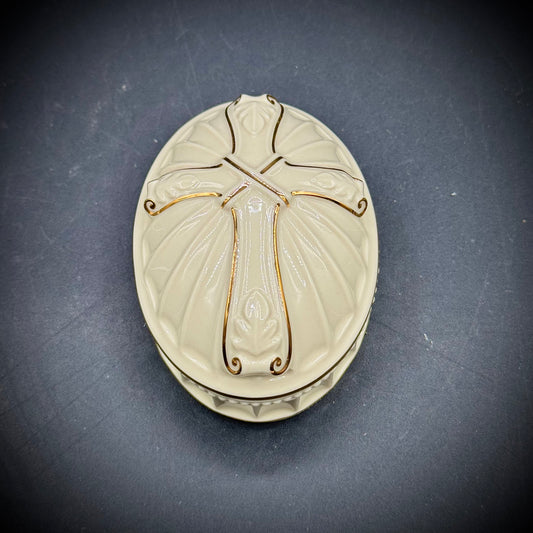 Lenox Fine China Collection Cross Trinket Box