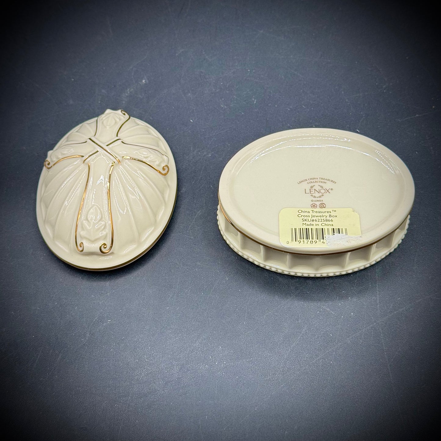 Lenox Fine China Collection Cross Trinket Box