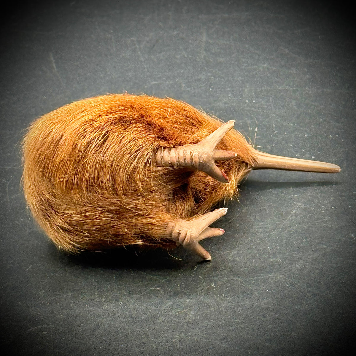Faux Fur New Zealand Kiwi Figurine