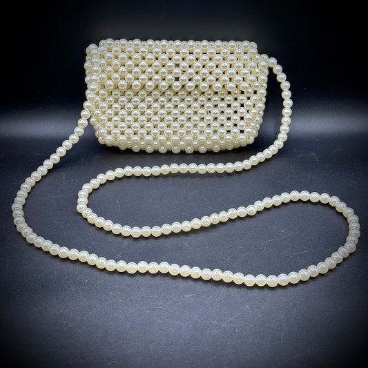 Faux Pearl Crossbody Bag